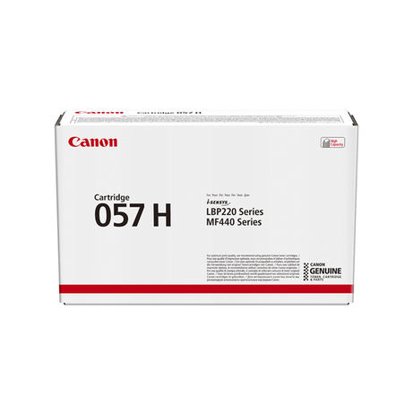Tóner CANON i-SENSYS 057H Black 1 Ud. 3010C002 - Imagen 1 de 4 Tóner CANON i-SENSYS 057H Black 1 Ud. 3010C002 - Imagen 1 de 4