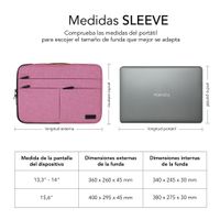 Miniatura 2 de AIR PADDING 360 SLEEVE 13,3-14" PINK