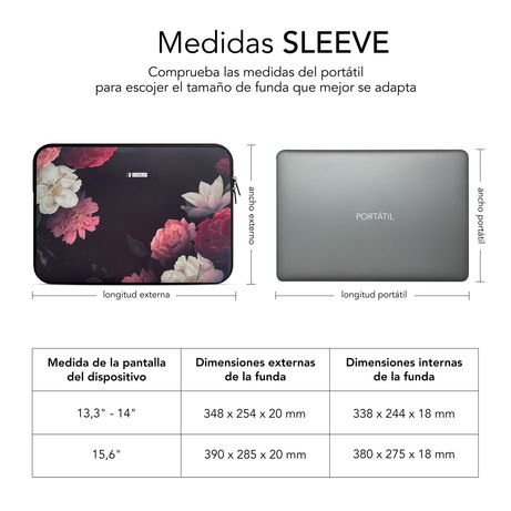 TRENDY SLEEVE NEO FLOWERS 13,3-14" - Imagen 6 de 6 TRENDY SLEEVE NEO FLOWERS 13,3-14" - Imagen 6 de 6