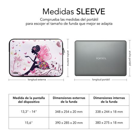 TRENDY SLEEVE NEO HADA 13,3-14" - Imagen 2 de 6 TRENDY SLEEVE NEO HADA 13,3-14" - Imagen 2 de 6