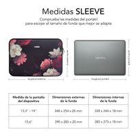 Miniatura 6 de TRENDY SLEEVE NEO FLOWERS 15,6"