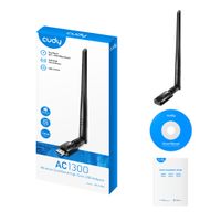 Miniatura 3 de ADAPTADOR CUDY AC1300 WIFI HIGH GAIN USB 3.0 ADAPTER WU1400