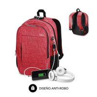 Miniatura 2 de MOCHILA PORTATIL 16´´ SUBBLIM URBAN LOCK RED