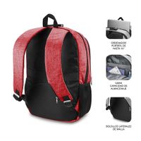 Miniatura 5 de MOCHILA PORTATIL 16´´ SUBBLIM URBAN LOCK RED