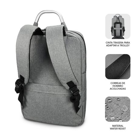 MOCHILLA PORTATIL 15,6´´ SUBBLIM GREY - Imagen 4 de 6 MOCHILLA PORTATIL 15,6´´ SUBBLIM GREY - Imagen 4 de 6