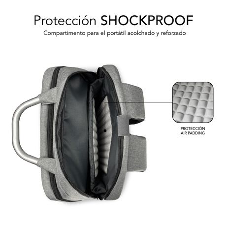 MOCHILLA PORTATIL 15,6´´ SUBBLIM GREY - Imagen 6 de 6 MOCHILLA PORTATIL 15,6´´ SUBBLIM GREY - Imagen 6 de 6