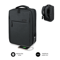 Miniatura 1 de MOCHILA PORTATIL 15,6´´ SUBBLIM GREY