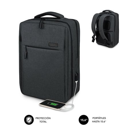 MOCHILA PORTATIL 15,6´´ SUBBLIM GREY - Imagen 2 de 7 MOCHILA PORTATIL 15,6´´ SUBBLIM GREY - Imagen 2 de 7