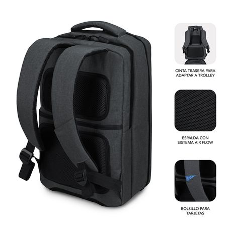 MOCHILA PORTATIL 15,6´´ SUBBLIM GREY - Imagen 4 de 7 MOCHILA PORTATIL 15,6´´ SUBBLIM GREY - Imagen 4 de 7
