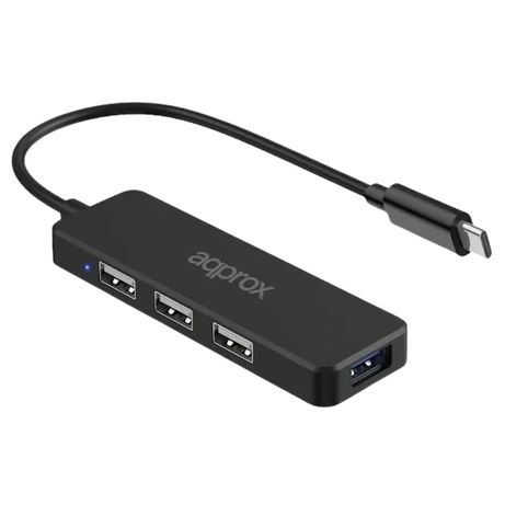 APPROX Hub USB Tipo-C 3USB 2.0 + 1Puerto USB 3.0 - Imagen 2 de 2 APPROX Hub USB Tipo-C 3USB 2.0 + 1Puerto USB 3.0 - Imagen 2 de 2