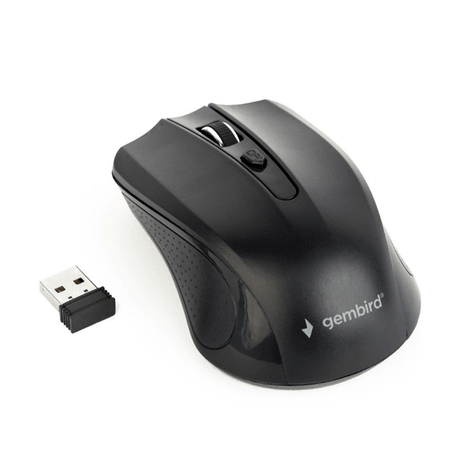 RATON OPTICO INALAMBRICO GEMBIRD NEGRO - Imagen 1 de 4 RATON OPTICO INALAMBRICO GEMBIRD NEGRO - Imagen 1 de 4