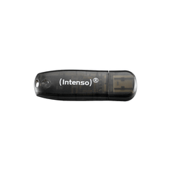 MEMORIA 16 GB REMOVIBLE INTENSO USB 2.0 RAINBOW LINE NEGRO