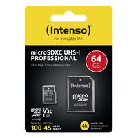 Miniatura 5 de Intenso 3433490 Micro SD UHS-I profesiona 64GB