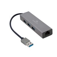 Miniatura 2 de ADAPTADOR DE RED GEMBIRD USB AM GIGABIT CON HUB DE 3 PUERTOS USB 3.0