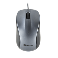 Miniatura 1 de MOUSE NGS CREW GRAY CON CABLE DE 1200 DPI