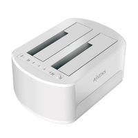 Miniatura 2 de ESTACION DOCKING AISENS DOBLE ASDS-D02W SATA 2.5 3.5 A USB 3.0 3.1 GEN1 CLONE