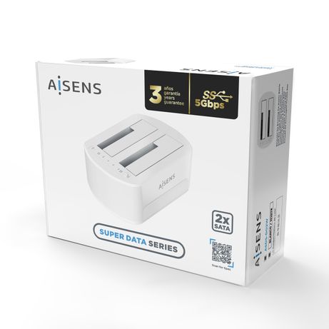 ESTACION DOCKING AISENS DOBLE ASDS-D02W SATA 2.5 3.5 A USB 3.0 3.1 GEN1 CLONE - Imagen 6 de 7 ESTACION DOCKING AISENS DOBLE ASDS-D02W SATA 2.5 3.5 A USB 3.0 3.1 GEN1 CLONE - Imagen 6 de 7