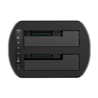 Miniatura 4 de ESTACION DOCKING AISENS DOBLE ASDS-D03B SATA 2.5 3.5 A USB 3.0 3.1 GEN1 CLONE
