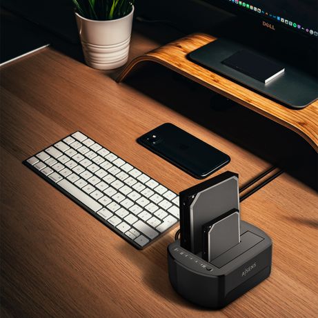 ESTACION DOCKING AISENS DOBLE ASDS-D03B SATA 2.5 3.5 A USB 3.0 3.1 GEN1 CLONE - Imagen 7 de 7 ESTACION DOCKING AISENS DOBLE ASDS-D03B SATA 2.5 3.5 A USB 3.0 3.1 GEN1 CLONE - Imagen 7 de 7