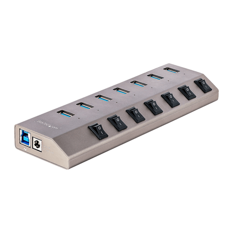 HUB CONCENTRADOR USB-C DE 7 PUERTOS CON INTERRUPTOR ES - Imagen 1 de 7 HUB CONCENTRADOR USB-C DE 7 PUERTOS CON INTERRUPTOR ES - Imagen 1 de 7