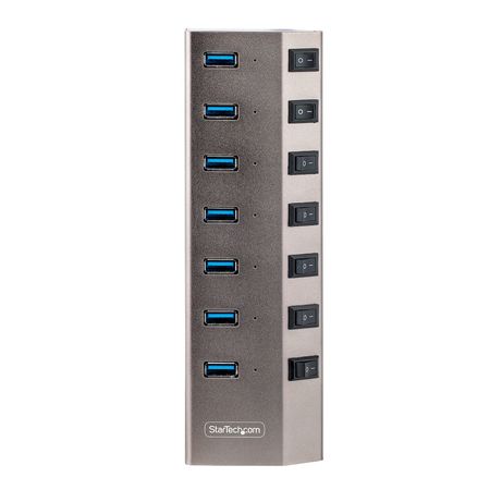 HUB CONCENTRADOR USB-C DE 7 PUERTOS CON INTERRUPTOR ES - Imagen 6 de 7 HUB CONCENTRADOR USB-C DE 7 PUERTOS CON INTERRUPTOR ES - Imagen 6 de 7