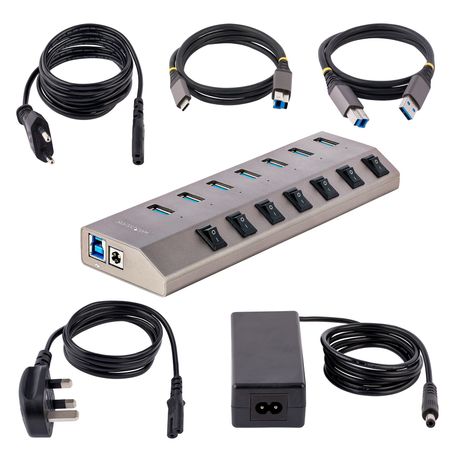 HUB CONCENTRADOR USB-C DE 7 PUERTOS CON INTERRUPTOR ES - Imagen 7 de 7 HUB CONCENTRADOR USB-C DE 7 PUERTOS CON INTERRUPTOR ES - Imagen 7 de 7