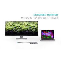 Miniatura 11 de USB-C METAL NANO DOCK HDMI/VGA LAN POWER DELIVERY 100W CHARG ER