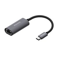 Miniatura 2 de AISENS Conversor USB3.1 Gen1 USB-C A Ethernet Gigabit 10/100/1000 Mbps, Gris, 15cm