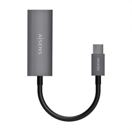 AISENS Conversor USB3.1 Gen1 USB-C A Ethernet Gigabit 10/100/1000 Mbps, Gris, 15cm - Imagen 3 de 6 AISENS Conversor USB3.1 Gen1 USB-C A Ethernet Gigabit 10/100/1000 Mbps, Gris, 15cm - Imagen 3 de 6