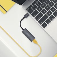 Miniatura 6 de AISENS Conversor USB3.1 Gen1 USB-C A Ethernet Gigabit 10/100/1000 Mbps, Gris, 15cm
