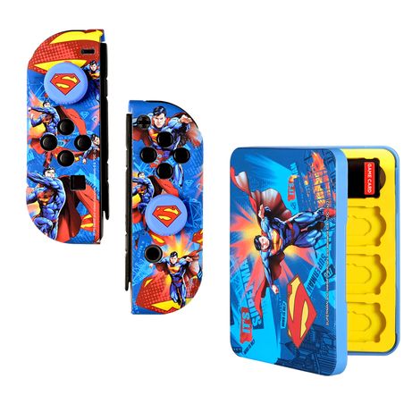 SWITCH DC COMBO SUPERMAN FR-TEC PACK/CAJA/GRIPS/CAJA 16 JUEG OS - Imagen 2 de 6 SWITCH DC COMBO SUPERMAN FR-TEC PACK/CAJA/GRIPS/CAJA 16 JUEG OS - Imagen 2 de 6