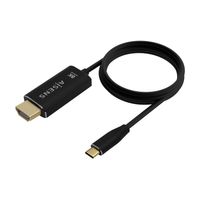 Miniatura 3 de AISENS Cable Conversor Aluminio USB-C A HDMI 2.1 8k@60Hz, USB-C/M-HDMI/M, Negro, 2.0m