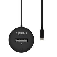 Miniatura 3 de AISENS USB-C Dock M.2 (NGFF) ASUC-M2D013-BK SATA/NVMe A USB3.1 Gen2, Negra