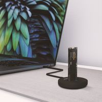 Miniatura 6 de AISENS USB-C Dock M.2 (NGFF) ASUC-M2D013-BK SATA/NVMe A USB3.1 Gen2, Negra