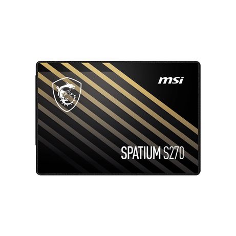 MSI SPATIUM S270 SATA 2.5 960GB SSD 960GB 2.5" 500MB/s 6Gbit/s Serial ATA III - Imagen 3 de 6 MSI SPATIUM S270 SATA 2.5 960GB SSD 960GB 2.5" 500MB/s 6Gbit/s Serial ATA III - Imagen 3 de 6